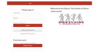 
                            1. the Step in Time Studio of Dance online portal! - Dance Studio Pro
