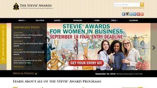 
                            1. The Stevie® Awards