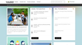 
                            1. The Student Portal at Chalmers University of Technology | Chalmers ...