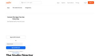 
                            8. The Studio Director Integrations | Connect Your Apps with Zapier