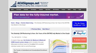 
                            7. The Subsidy Cliff Reckoning Is Here: Six Years of the …