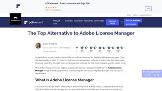 
                            7. The Top Alternative to Adobe License Manager | Wondershare ...