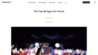 
                            4. The Top AR Apps for Travel