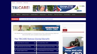                               5. The TRICARE Retiree Dental Benefit - Tricare