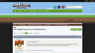 
                            5. The Twilight Forest (v2.3.5: Wrecking Block) - Minecraft Mods ...