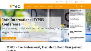 
                            7. The TYPO3 Project and Community – Open Source CMS
