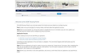 
                            5. the UCSF Housing Portal