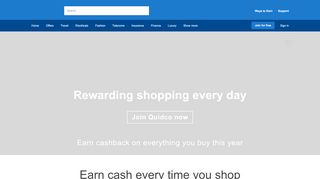 
                            4. The UK's #1 Cashback & Voucher Codes Site - Quidco