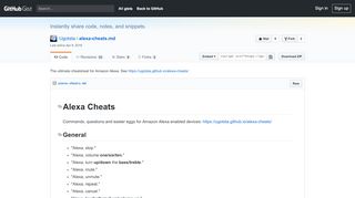 
                            5. The ultimate cheatsheet for Amazon Alexa. See https://ugotsta ...