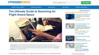 
                            9. The Ultimate Guide to Searching for Airline Award Space [2019]