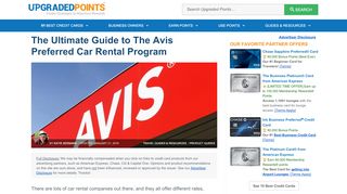 
                            11. The Ultimate Guide to The Avis Preferred Car Rental Program ...