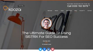 
                            4. The Ultimate Guide To Using SISTRIX For SEO Success ...