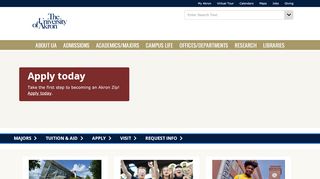 
                            1. The University of Akron : Home Page : The University of Akron