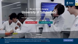 
                            2. The University of Sunderland