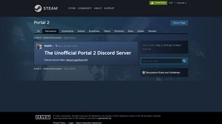
                            4. The Unofficial Portal 2 Discord Server :: Portal 2 General Discussions
