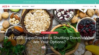 
                            8. The USDA SuperTracker is Shutting Down… What are Your …