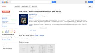 
                            6. The Venus Calendar Observatory at Aztec New Mexico