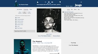 
                            6. The Weeknd música - Escutar grátis na Jango - …