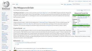 
                            3. The Whippoorwill Club - Wikipedia