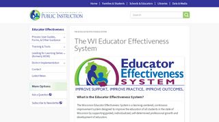 
                            7. The WI Educator Effectiveness System | Wisconsin Department of ...