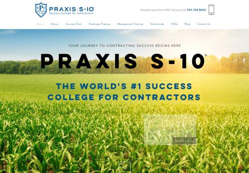 
                            7. The world's #1 success college for contractors | PRAXIS S-10