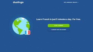 
                            5. The world's best way to learn French - Duolingo