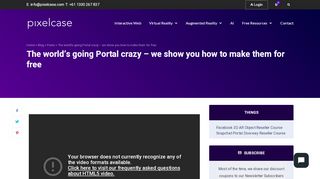 
                            10. The world's going Portal crazy - Pixelcase Social AR | Custom XR VR ...