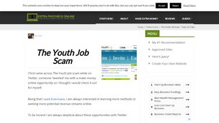 
                            6. The Youth Job Scam - Yeah, It's Fake - Extra Paycheck Online
