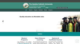 
                            3. The Zambia Catholic University | Official Site