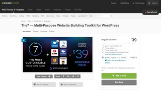 
                            9. The7 — Multi-Purpose Website Building Toolkit for WordPress by ...