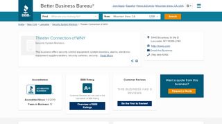 
                            5. Theater Connection of WNY | Better Business Bureau® Profile