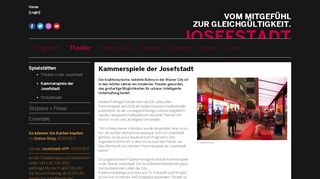 
                            3. Theater in der Josefstadt: Kammerspiele der Josefstadt