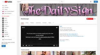
                            2. thedailysign - YouTube