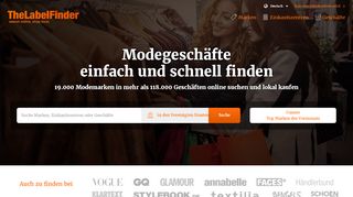 
                            1. TheLabelFinder - Online suchen. Lokal kaufen.