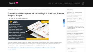 
                            2. Theme Portal Marketplace v4.3 - Sell Digital Products ,Themes ...