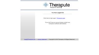 
                            2. Therapute Logoff