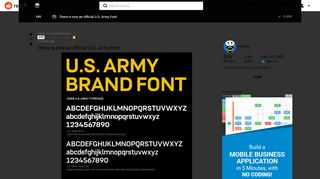 
                            8. There is now an official U.S. Army Font : army - Reddit