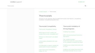 
                            9. Thermostats – ecobee Support