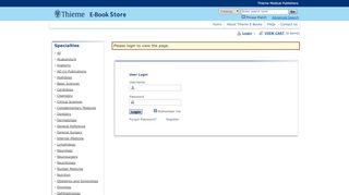 
                            2. Thieme E-Book Store - Thieme Medical Publishers