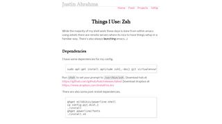 
                            8. Things I Use: Zsh - Justin Abrahms