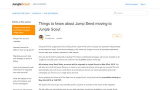 
                            2. Things to know about Jump Send moving to Jungle Scout ...