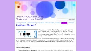 
                            6. ThinkCentral (Go Math!) - 4-402 with Mrs. Rosetté