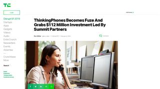 
                            6. ThinkingPhones Becomes Fuze And Grabs $112 Million Investment ...