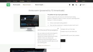 
                            6. thinkorswim – TD Direct Investing