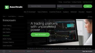 
                            4. thinkorswim Trading Platform | TD Ameritrade