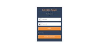 
                            3. Third Party Login: Login Page