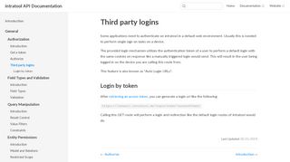 
                            1. Third party logins | intratool API Documentation