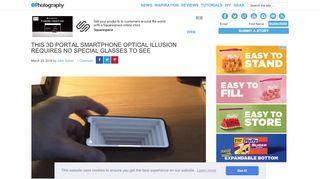 
                            5. This 3D portal smartphone optical illusion requires no special glasses ...
