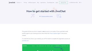 
                            2. This guide will show you how to register a new ... - JivoChat