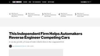 
                            5. This Independent Firm Helps Automakers Reverse ... - Car and Driver